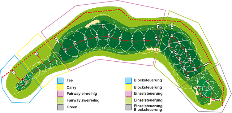 Golf course diagram of mvr 